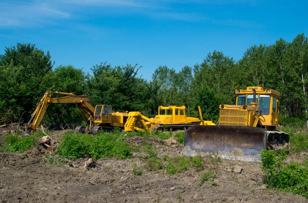 Bulldozer Clearing in Sioux Falls