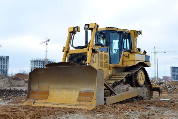 Bulldozer Site Clearing in Sioux Falls